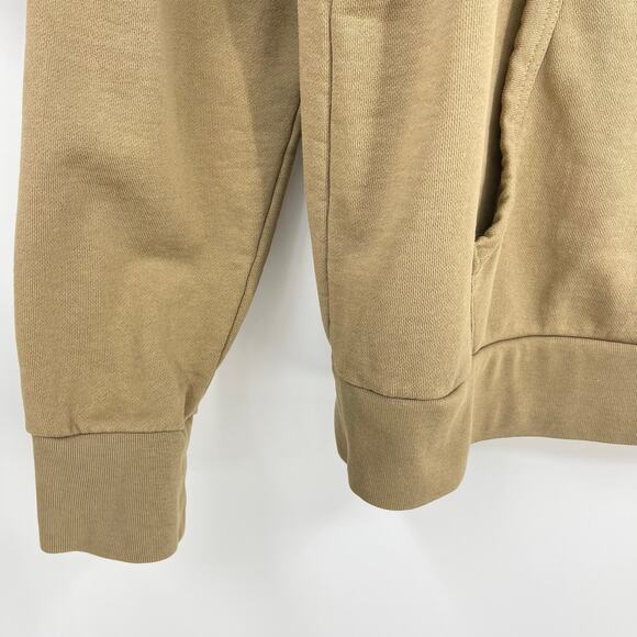 Polo Ralph Lauren | Loopback Fleece Quarter Zip Sweatshirt in Desert Khaki L - Picture 7 of 11